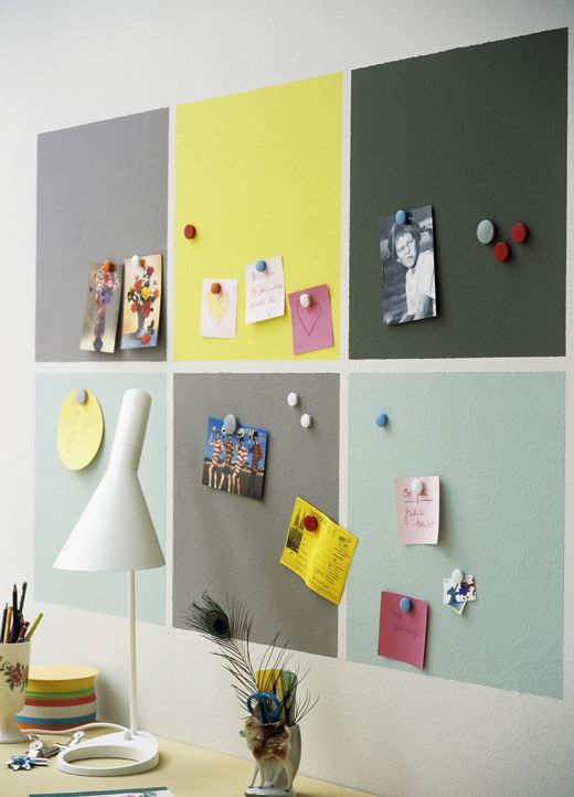 Magnetic pinboard